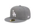 Los Angeles Dodgers New Era 59-Fifty Stone Gray Fitted Cap