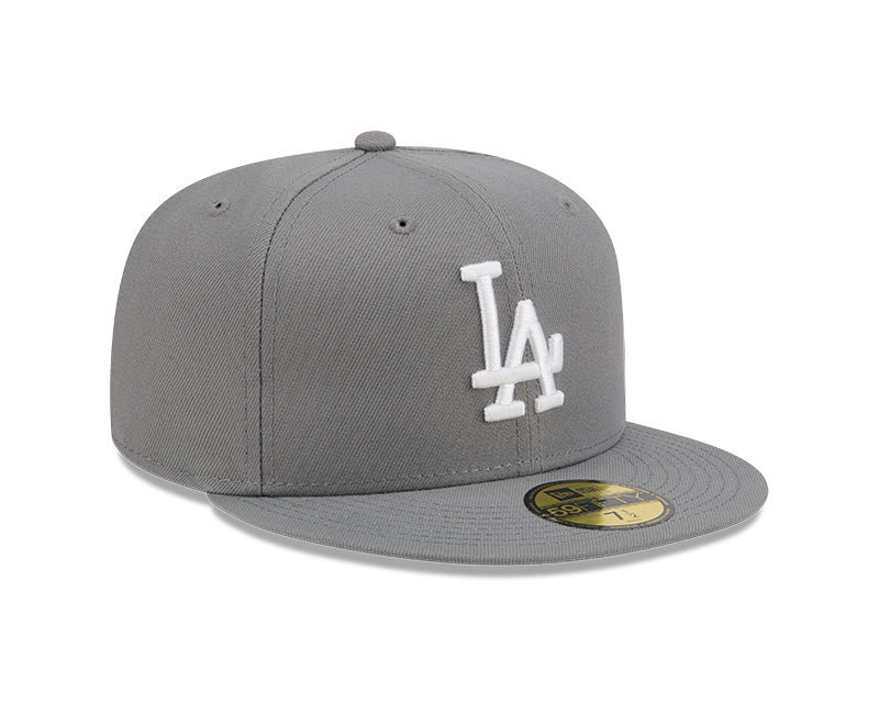Los Angeles Dodgers New Era 59-Fifty Stone Gray Fitted Cap