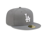 Los Angeles Dodgers New Era 59-Fifty Stone Gray Fitted Cap