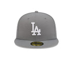Los Angeles Dodgers New Era 59-Fifty Stone Gray Fitted Cap