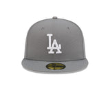 Los Angeles Dodgers New Era 59-Fifty Stone Gray Fitted Cap