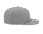 New York Yankees New Era 59-Fifty 5950 Stone Gray and White Fitted Cap