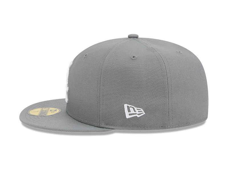 Chicago White Sox New Era 59-Fifty 5950 Stone Gray White Fitted Cap