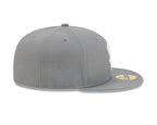 Chicago White Sox New Era 59-Fifty 5950 Stone Gray White Fitted Cap