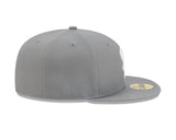 Chicago White Sox New Era 59-Fifty 5950 Stone Gray White Fitted Cap