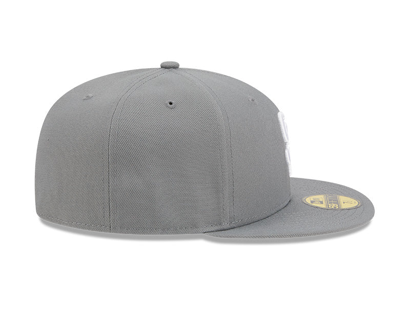San Diego Padres New Era 59-Fifty 5950 Stone Gray White Fitted Cap