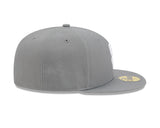 San Diego Padres New Era 59-Fifty 5950 Stone Gray White Fitted Cap