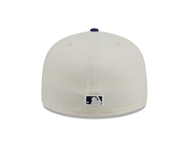 Los Angeles Dodgers New Era 59-Fifty Chrome White Royal Blue Fitted Cap