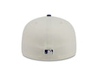 Los Angeles Dodgers New Era 59-Fifty Chrome White Royal Blue Fitted Cap