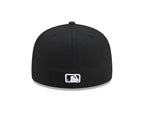 Detroit Tigers New Era 59-Fifty 5950 Black White Outline Fitted Cap