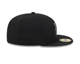 Detroit Tigers New Era 59-Fifty 5950 Black White Outline Fitted Cap