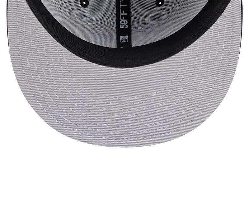 Detroit Tigers New Era 59-Fifty 5950 Black White Outline Fitted Cap