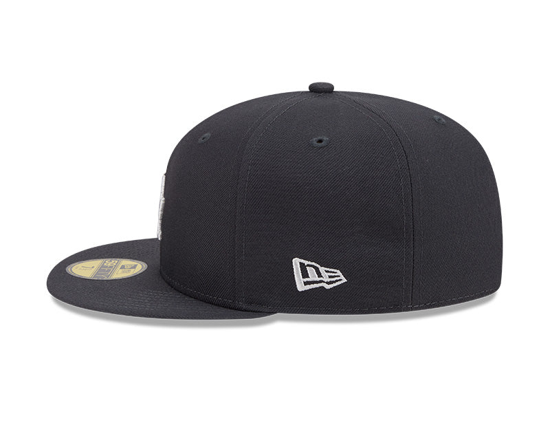 Los Angeles Dodgers New Era 59-Fifty Anthracite Spur Silver Fitted Cap