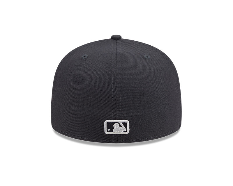 Los Angeles Dodgers New Era 59-Fifty Anthracite Spur Silver Fitted Cap