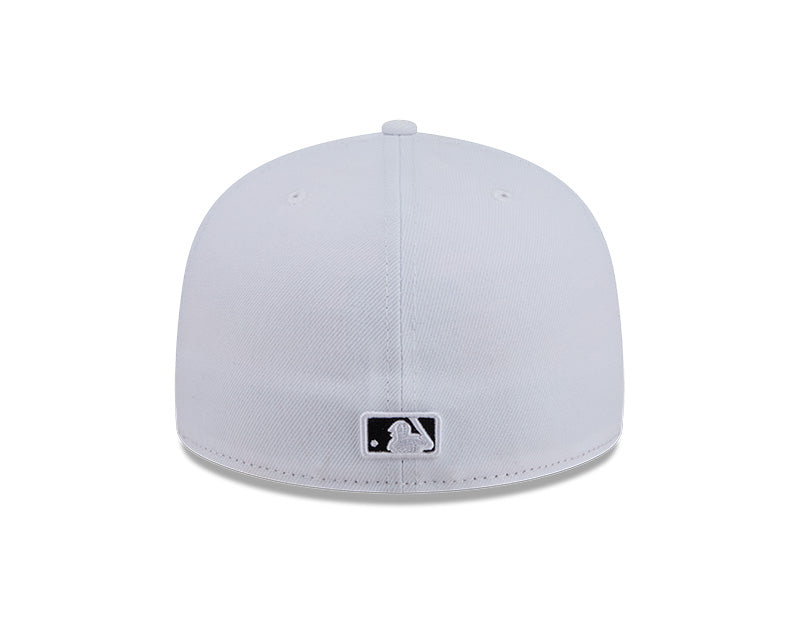 Los Angeles Dodgers New Era 59-Fifty White Black Fitted Cap