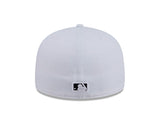 Los Angeles Dodgers New Era 59-Fifty White Black Fitted Cap