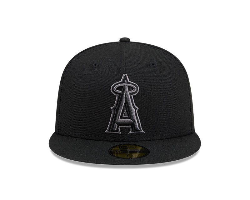 Los Angeles Angels New Era 59-Fifty Black Graphite Fitted Cap
