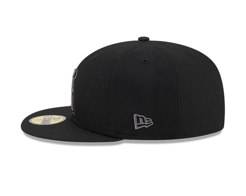 Los Angeles Angels New Era 59-Fifty Black Graphite Fitted Cap