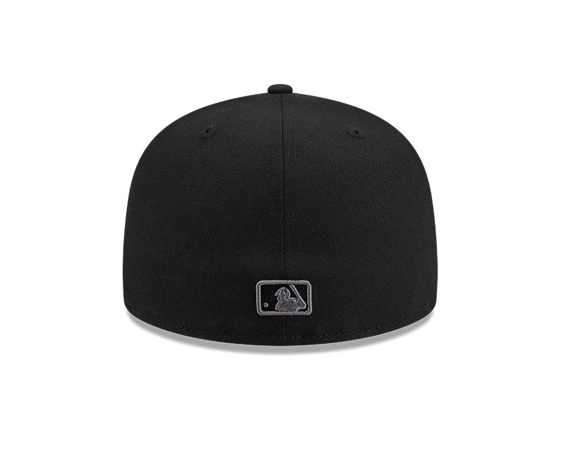 Los Angeles Angels New Era 59-Fifty Black Graphite Fitted Cap