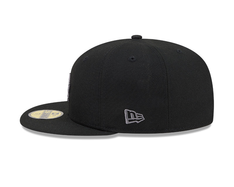 Los Angeles Dodgers New Era 59-Fifty Black Graphite Fitted Cap