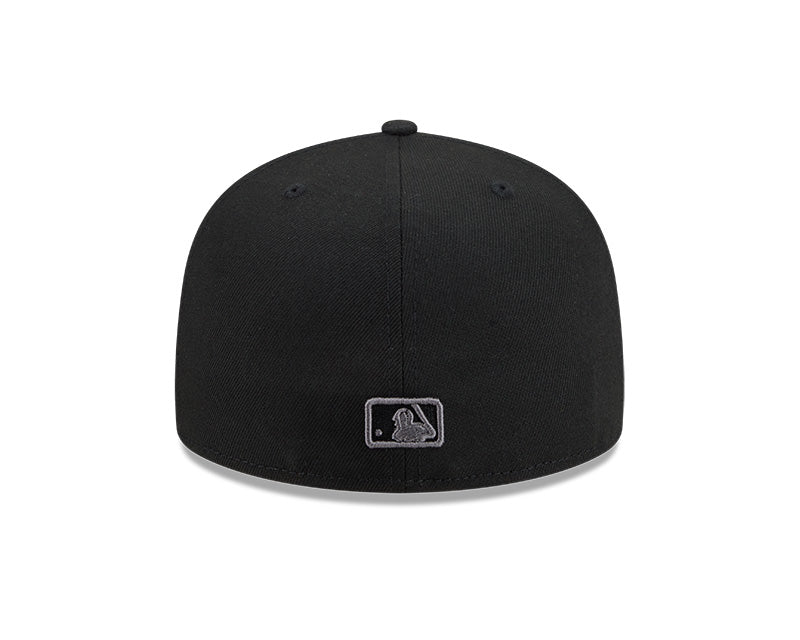 Los Angeles Dodgers New Era 59-Fifty Black Graphite Fitted Cap