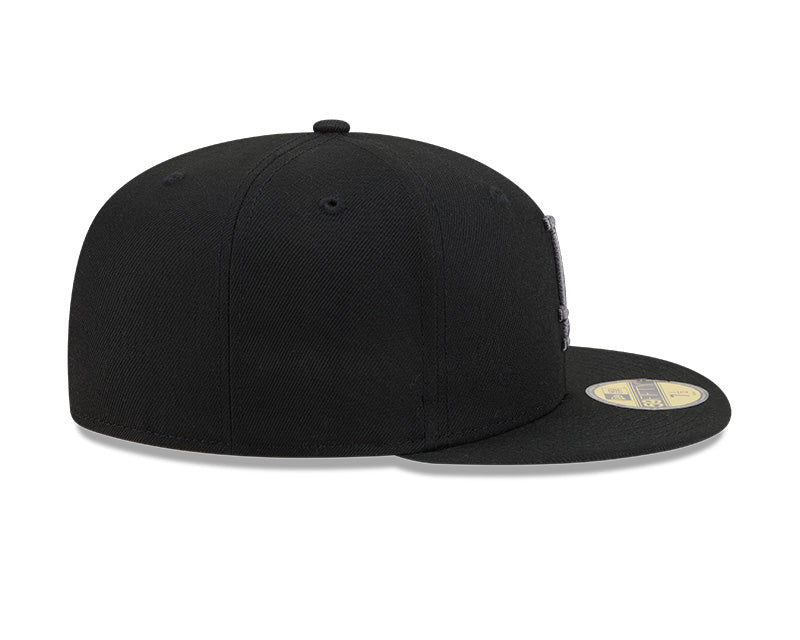 Los Angeles Dodgers New Era 59-Fifty Black Graphite Fitted Cap