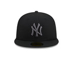 New York Yankees New Era 59-Fifty 5950  Black Graphite Fitted Cap