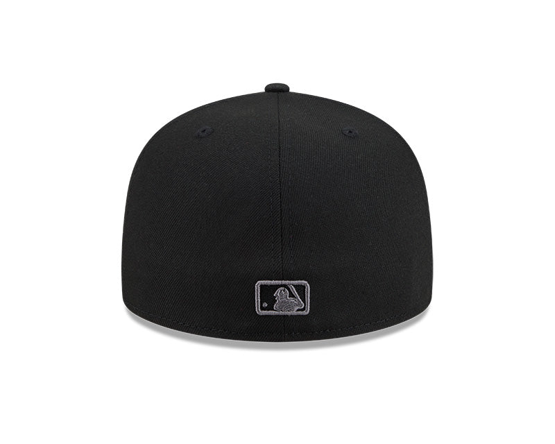 Atlanta Braves New Era 59-Fifty 5950 Black Graphite Fitted Cap