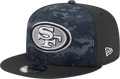 San Francisco 49ers NFL New Era 2026 Salute To Service 9FIFTY Snapback Hat - Black