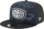 San Francisco 49ers NFL New Era 2026 Salute To Service 9FIFTY Snapback Hat - Black