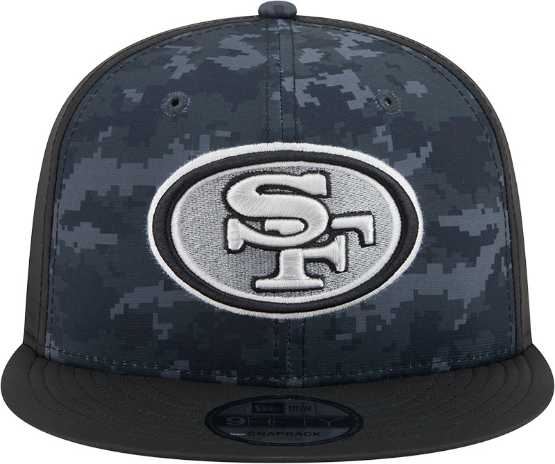 San Francisco 49ers NFL New Era 2026 Salute To Service 9FIFTY Snapback Hat - Black