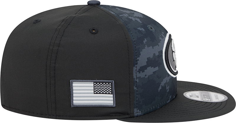 San Francisco 49ers NFL New Era 2026 Salute To Service 9FIFTY Snapback Hat - Black
