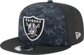 Las Vegas Raiders NFL New Era 2026 Salute To Service 9FIFTY Snapback Hat - Black