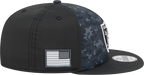 Las Vegas Raiders NFL New Era 2026 Salute To Service 9FIFTY Snapback Hat - Black