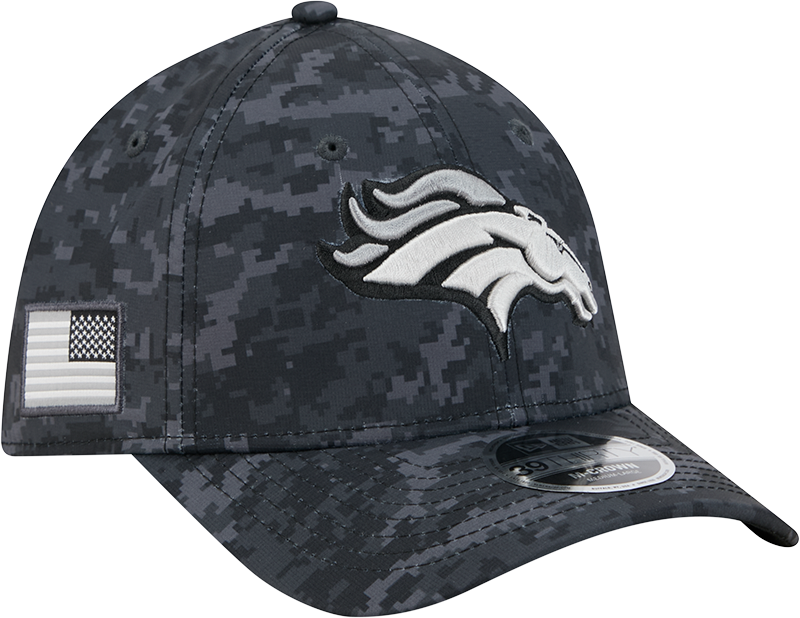Denver Broncos New Era 2026 NFL Salute To Service 39THIRTY M-Crown Stretch Hat - Black