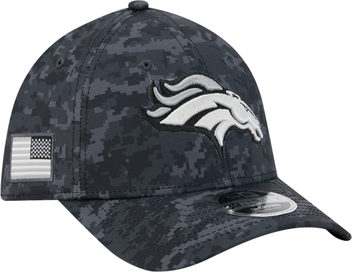 Denver Broncos New Era 2026 NFL Salute To Service 39THIRTY M-Crown Stretch Hat - Black