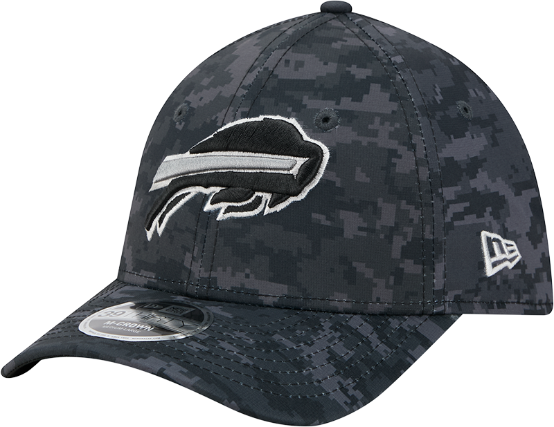 Buffalo Bills New Era 2026 NFL Salute To Service 39THIRTY M-Crown Stretch Hat - Black