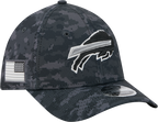 Buffalo Bills New Era 2026 NFL Salute To Service 39THIRTY M-Crown Stretch Hat - Black