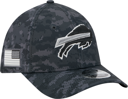 Buffalo Bills New Era 2026 NFL Salute To Service 39THIRTY M-Crown Stretch Hat - Black