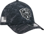 Chicago Bears New Era 2026 NFL Salute To Service 39THIRTY M-Crown Stretch Hat - Black