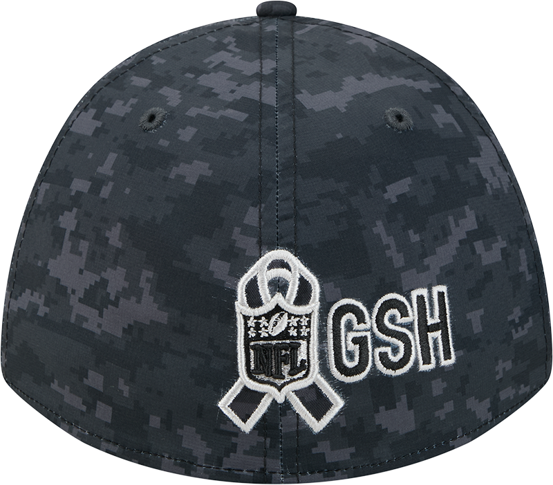Chicago Bears New Era 2026 NFL Salute To Service 39THIRTY M-Crown Stretch Hat - Black