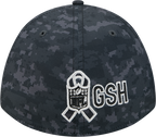 Chicago Bears New Era 2026 NFL Salute To Service 39THIRTY M-Crown Stretch Hat - Black