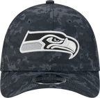 Seattle Seahawks New Era 2026 NFL Salute To Service 39THIRTY M-Crown Stretch Hat - Black