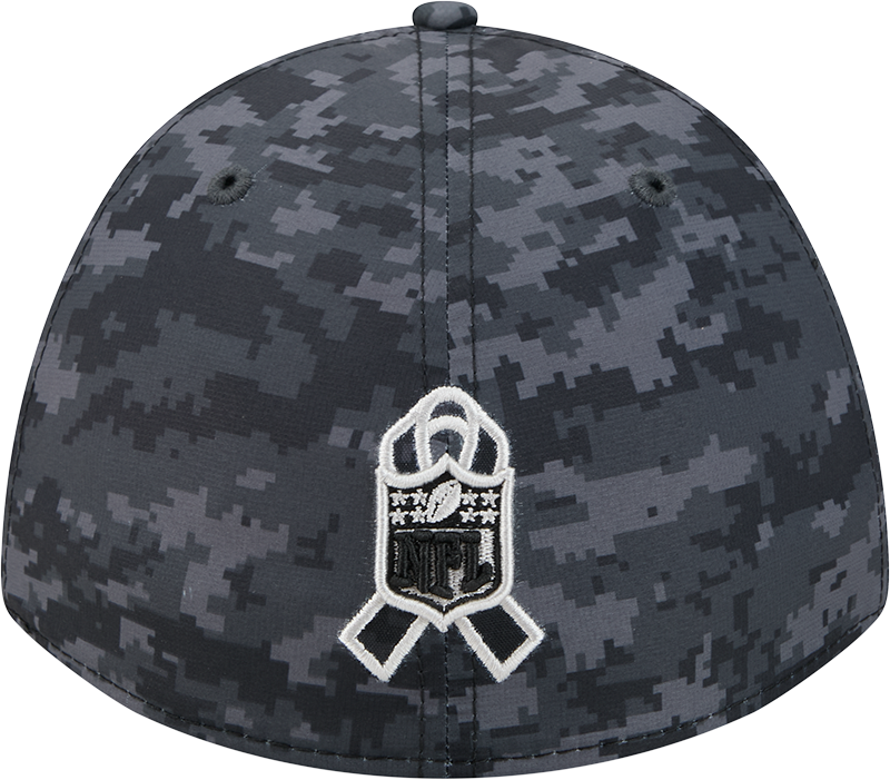 Philadelphia Eagles New Era 2026 NFL Salute To Service 39THIRTY M-Crown Stretch Hat - Black