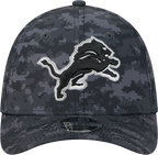 Detroit Lions New Era 2026 NFL Salute To Service 39THIRTY M-Crown Stretch Hat - Black
