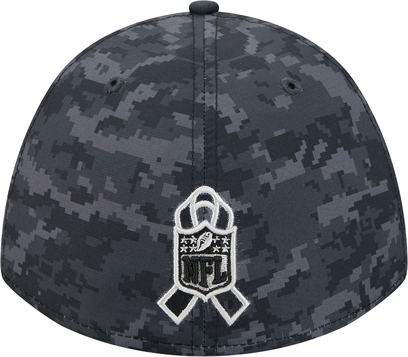Detroit Lions New Era 2026 NFL Salute To Service 39THIRTY M-Crown Stretch Hat - Black