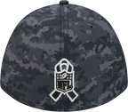 Detroit Lions New Era 2026 NFL Salute To Service 39THIRTY M-Crown Stretch Hat - Black