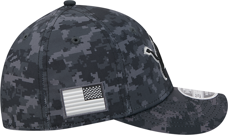 Detroit Lions New Era 2026 NFL Salute To Service 39THIRTY M-Crown Stretch Hat - Black
