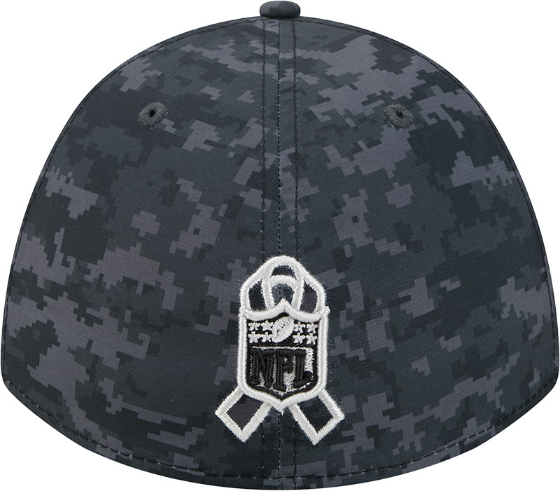 San Francisco 49ers New Era 2026 NFL Salute To Service 39THIRTY M-Crown Stretch Hat - Black
