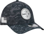 Pittsburgh Steelers New Era 2026 NFL Salute To Service 39THIRTY M-Crown Stretch Hat - Black